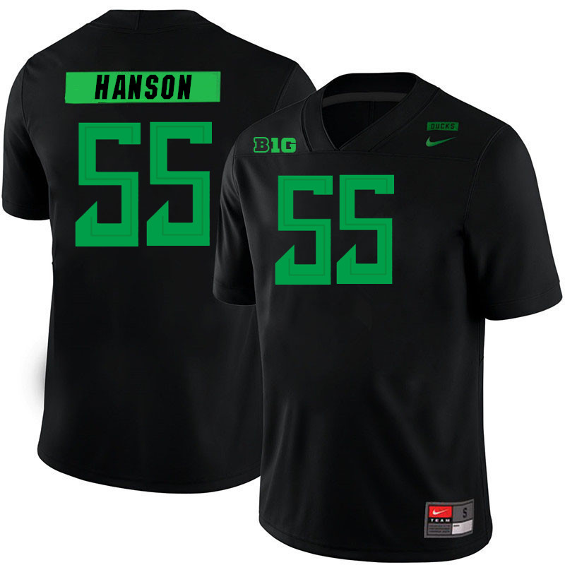 Jake Hanson Oregon Jersey,Oregon Ducks Football Uniforms Youth-Alternate Black